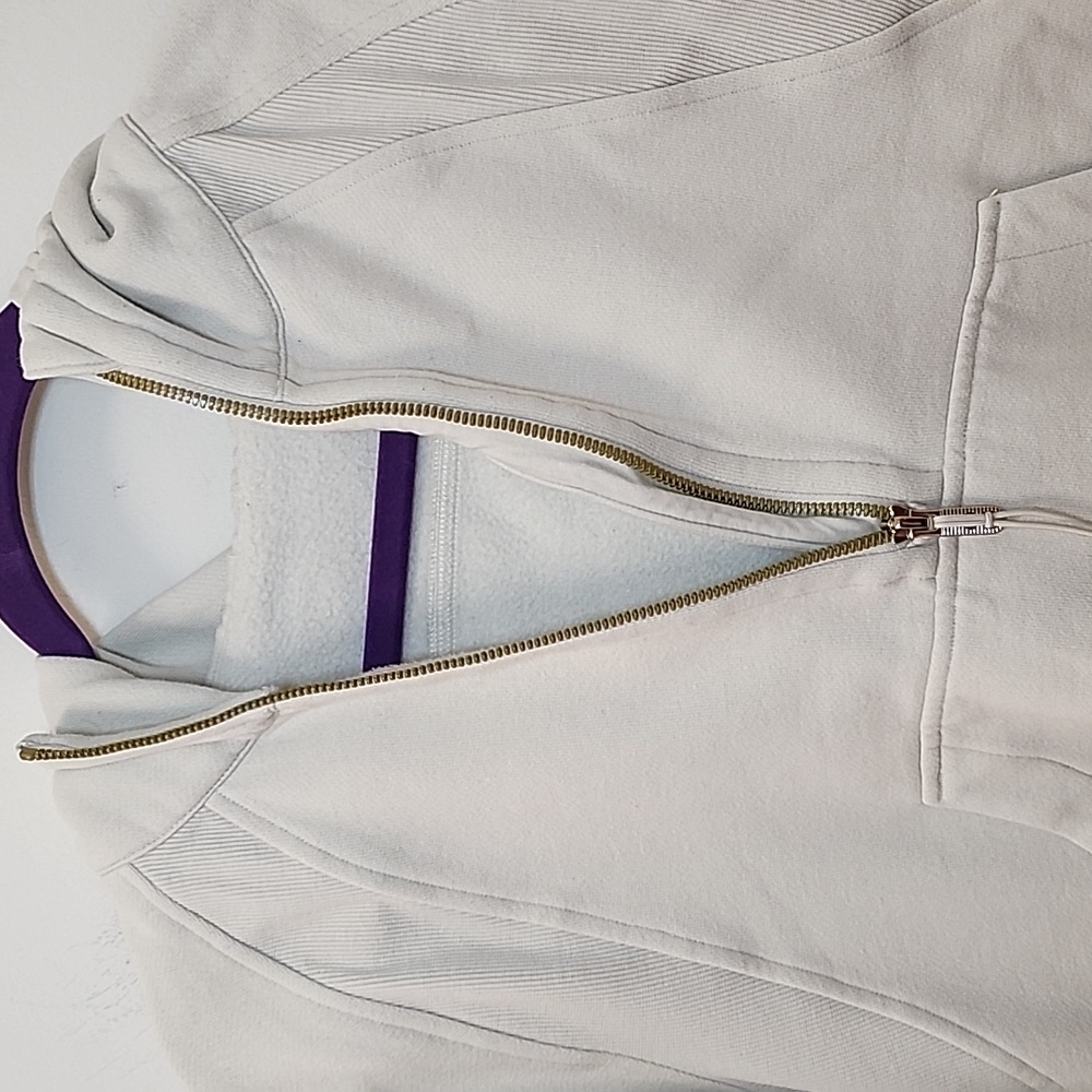 Lululemon Women's Scuba Oversized Half-Zip Hoodie cream Size XS/S - Picture 14 of 16